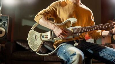 “Redefining what it means to be a versatile instrument”: The Mogabi V3 is a foldable “electric guitar game-changer” with a built-in speaker – and it’s already smashed its Kickstarter target