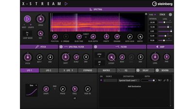 Steinberg’s free X-Stream synth can “turn any samples into smooth evolving soundscapes and textures”