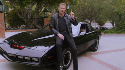 David Hasselhoff cracks out the old leather jacket and KITT from Knight Rider to tell gamers to 'grab your joysticks' and fight global warming