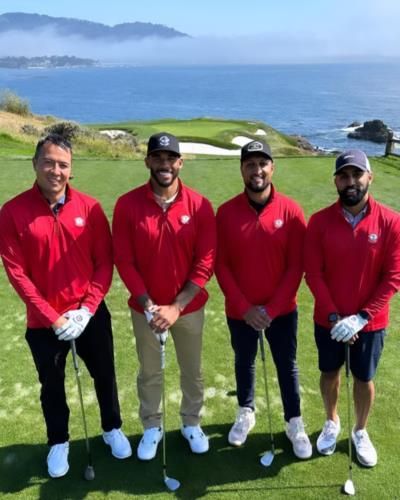 Evander Kane Enjoys Sunny Day Of Golf With Friends