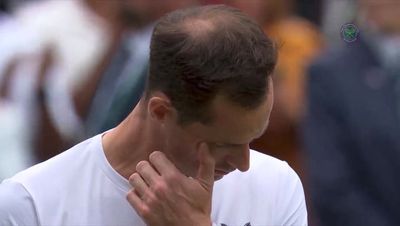 Andy Murray: Roger Federer leads tributes in emotional Wimbledon ceremony