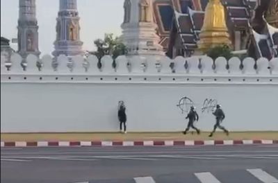 Grand Palace graffiti artist gets 8-month sentence