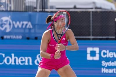 Caroline Garcia's Intensity And Passion Captured In Match Photos