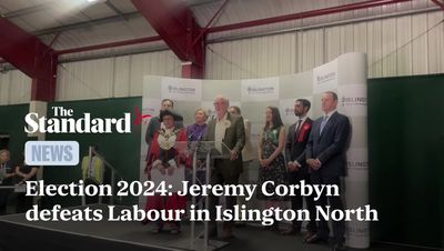 Jeremy Corbyn wins Islington North seat by almost 8,000 votes over Labour candidate