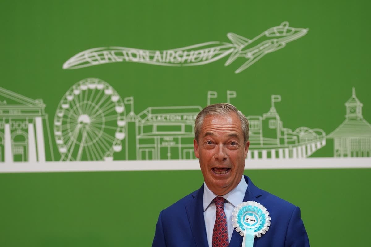 Nigel Farage Wins Clacton Seat As Reform UK Makes Huge…