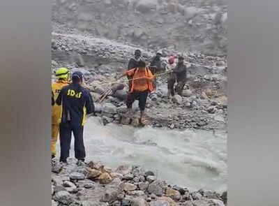 Temporary bridge collapse in Uttarakhand leaves pilgrims stranded, two washed away