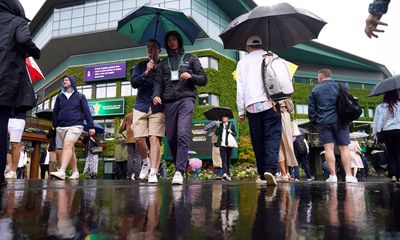 Wimbledon diary: weather joins Murray lament – and anyone for a £5 water top-up?