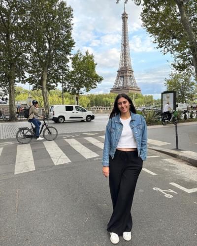 Nour El Sherbini Embracing Parisian Elegance At The Eiffel Tower