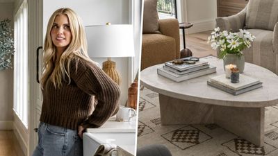 Shea McGee just revealed how she styles tricky organic-shaped coffee tables – here's how to get the look