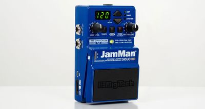 “The pinnacle of compact stereo phrase looper development”: With hi-def audio, 35 mins of onboard stereo looping, DigiTech’s JamMan Solo HD is a super-powered stompbox for solo performance, practice and writing