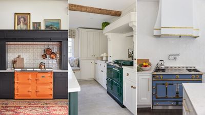 I designed my entire kitchen around an olive green stove – here's why interior designers love a color pop range cooker