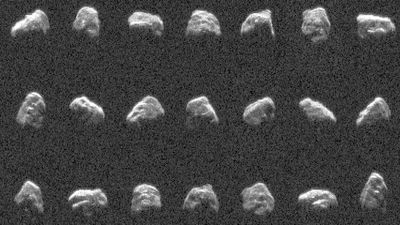 2 asteroids just zipped by Earth, and NASA caught footage of the action