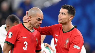 Watch: Cristiano Ronaldo conoles Pepe as the two greats exit Euro after Portugal's quarterfinal defeat