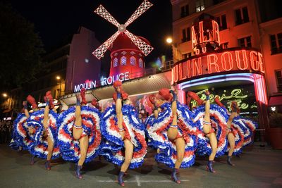 Paris's Moulin Rouge inaugurates new windmill sails ahead of Olympics