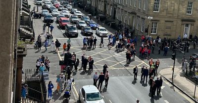Orange walk diversion causes chaos as march brings city street to standstill