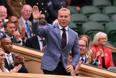 Sir Chris Hoy makes appearance in Wimbledon Royal Box after cancer diagnosis