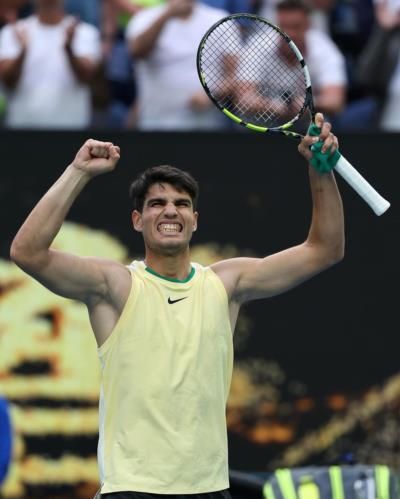 Carlos Alcaraz Advances To Wimbledon's Fourth Round After Defeating Tiafoe