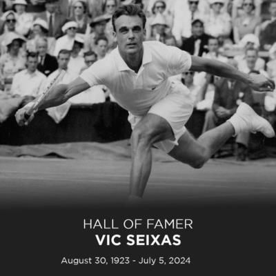 Tennis Legend Vic Seixas, Oldest Grand Slam Champion,…