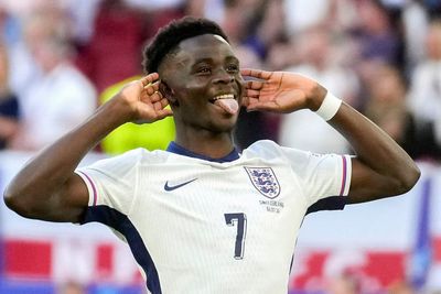 ‘I believed in myself’: Bukayo Saka exorcises demons with England penalty