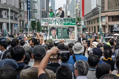 Women Fight Tokyo Election In Male-dominated Japan