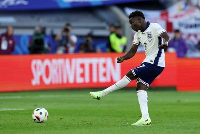 ‘You did it for me and Marcus’: Jadon Sancho delights in Bukayo Saka penalty redemption for England