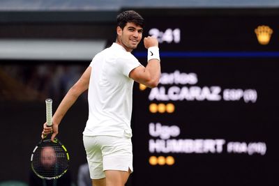 Carlos Alcaraz hopes Spain follow his lead after beating France’s Ugo Humbert