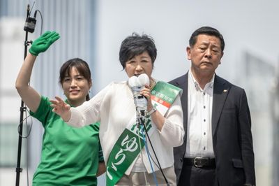 Tokyo Governor Koike Sweeps To Third Term