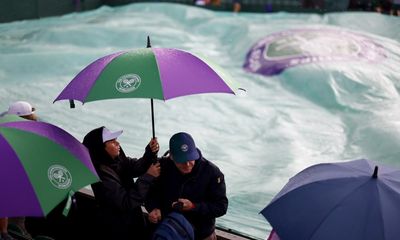 Heavy rain could disrupt Sunday’s Wimbledon and British Grand Prix