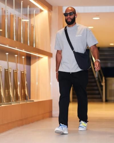 Amed Rosario Flaunts Trendy Outfit With Confidence And Style