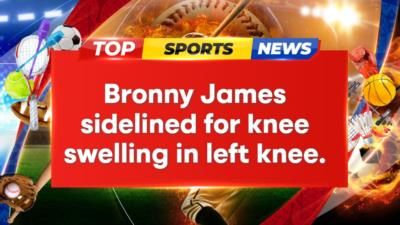 Bronny James To Sit Out Sunday's Game Due To Injury