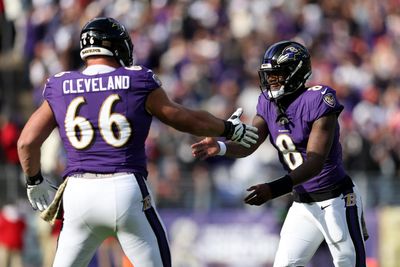 PFF ranks Ravens’ offensive line near the bottom of the league
