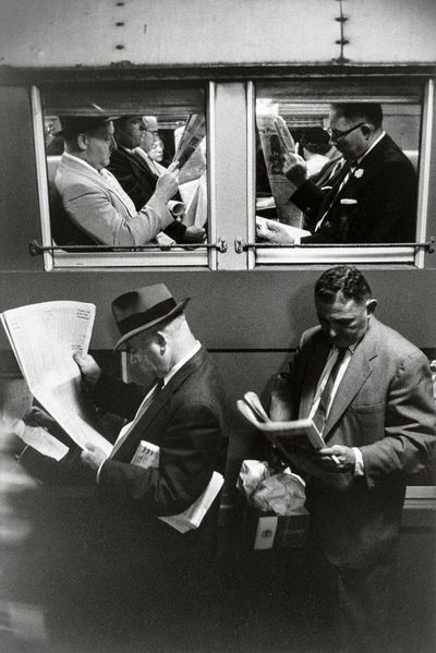 The big picture: Louis Stettner on commuters in 1950s New York