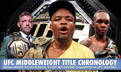 UFC middleweight title history: Anderson Silva, Dricus Du Plessis, Rich Franklin and more