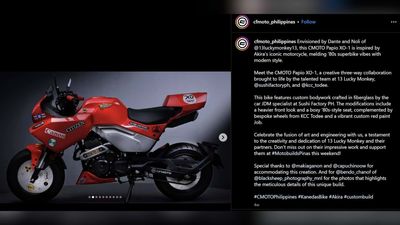 You've Got To Look At This Tiny, Adorable Akira Tribute Bike