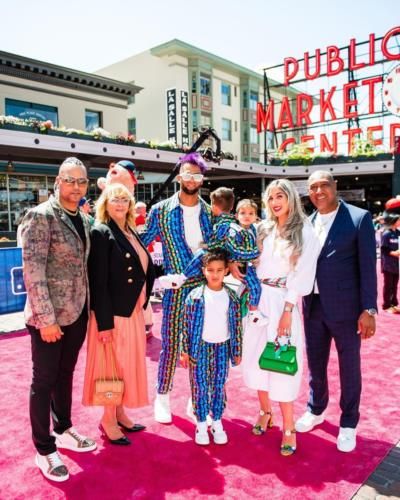 Lourdes Gurriel Jr. Celebrates Team Victory In Baseball Attire