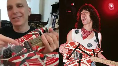 “It's my mod on Frankenstein. Eddie's gonna come back and kill me!” Joe Satriani fears Eddie Van Halen will haunt him for what he’s done to his Frankenstein design