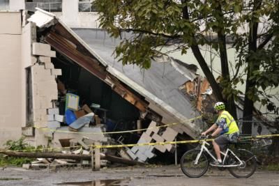 Tornado Devastates Timpson, Texas, Causing Severe Damage To Public Buildings