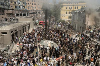 Ukraine war briefing: day of mourning in Kyiv after missile strike on children’s hospital