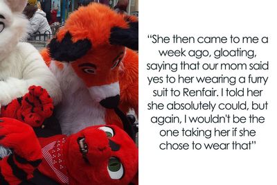 25YO Refuses To Take 12YO Sister To Renaissance Fair Because She Insists On Wearing Furry Outfit