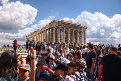 Mayor of Athens says tourism in Greece isn't ‘viable’ anymore as each visitor only adds €0.40 to the economy