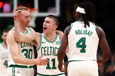 Celtics Jrue Holiday and Payton Pritchard balling out with Team USA