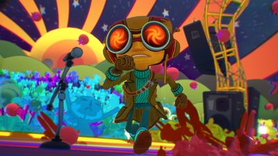 Psychonauts 2 was designed as the "complete opposite" of an FPS, because Tim Schafer wanted players to leave levels in a better condition than they found them