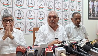 "Fight between Congress and BJP, no place for those who cut votes": Bhupinder Hooda takes dig at JJP