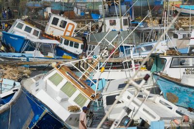 AP PHOTOS: From the Caribbean to Texas, Hurricane Beryl leaves a trail of destruction