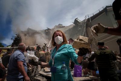 ‘The whole room was covered in blood’: Inside the Russian missile strike on a Kyiv children’s hospital