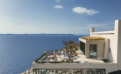 This Kea island resort offers seclusion and sea views, just a short journey from Athens