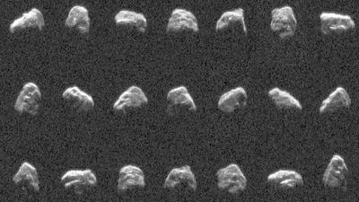 Earth's gravity knocked pyramid-size asteroid off course during recent ultra-close flyby, NASA images reveal