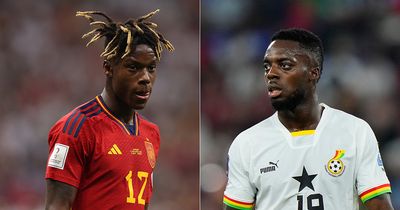 Why do brothers Inaki Williams and Nico Williams play for different nations?