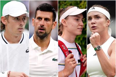 Wimbledon day 10: Semi-final spots on the line