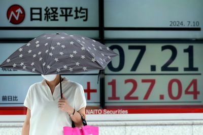 Stock market today: Asian shares are mixed as Japan's Nikkei 225 hits a new high, with eyes on Fed